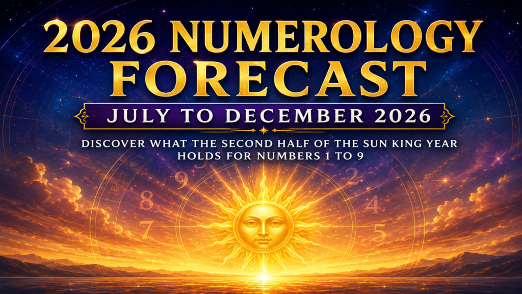 July December 2026 Numerology Forecast July December 2026 Numerology Forecast