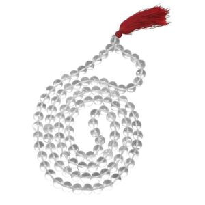 natural crystal mala